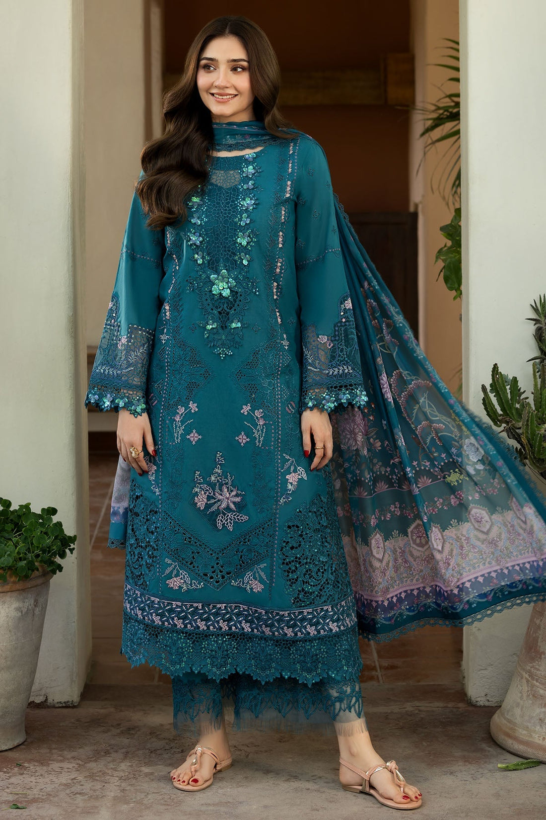 Motifz | Premium Lawn 26 | 6113-CALABRIA - by Libasekhas UK - Registered Vendor of : Motifz - 100% Original Designer Dress