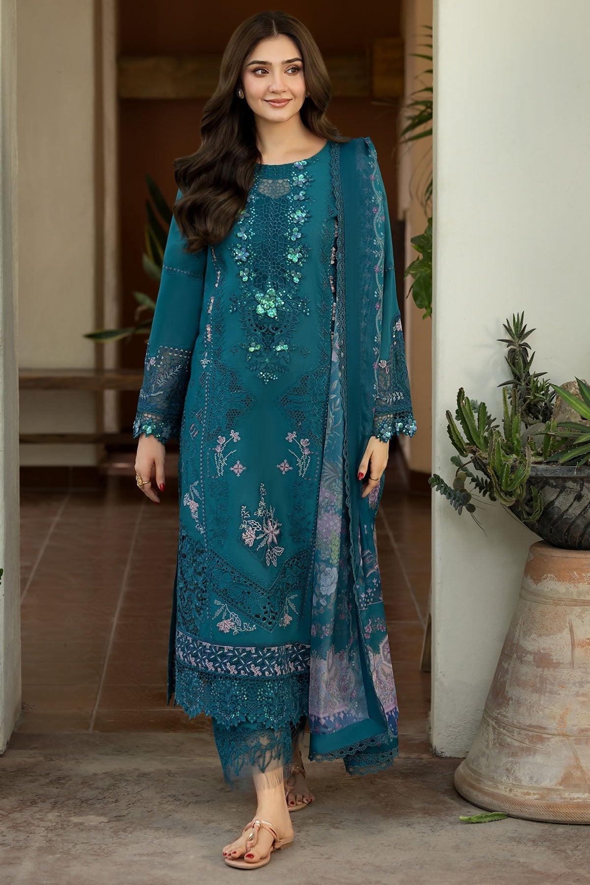 Motifz | Premium Lawn 26 | 6113-CALABRIA - by Libasekhas UK - Registered Vendor of : Motifz - 100% Original Designer Dress