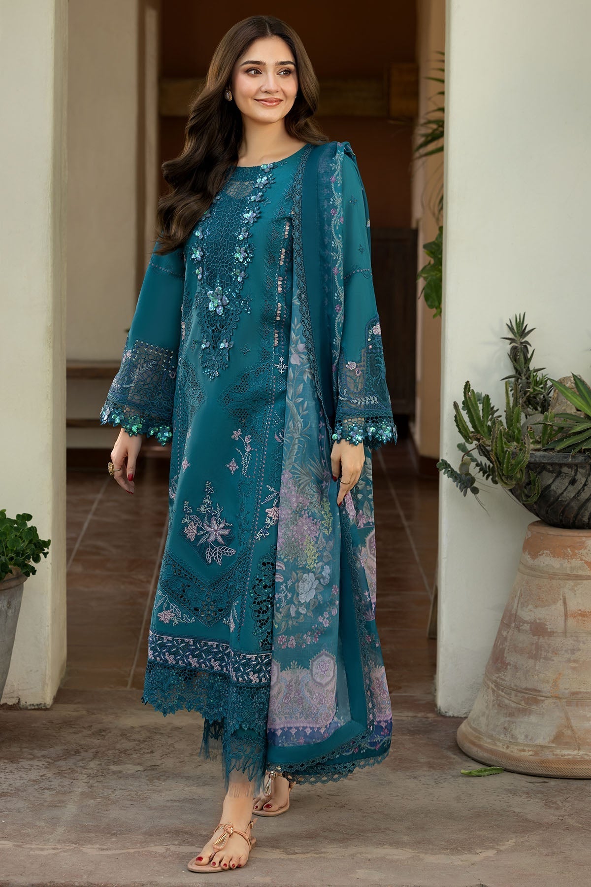 Motifz | Premium Lawn 26 | 6113-CALABRIA - by Libasekhas UK - Registered Vendor of : Motifz - 100% Original Designer Dress