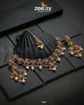 Magnolia Glimmer Necklace - by - Libasekhas UK - Registered Vendor of : Zeesy - 100% Original Designer Dresss
