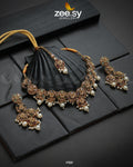 Magnolia Glimmer Necklace - by - Libasekhas UK - Registered Vendor of : Zeesy - 100% Original Designer Dresss