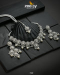 Magnolia Glimmer Necklace - by - Libasekhas UK - Registered Vendor of : Zeesy - 100% Original Designer Dresss