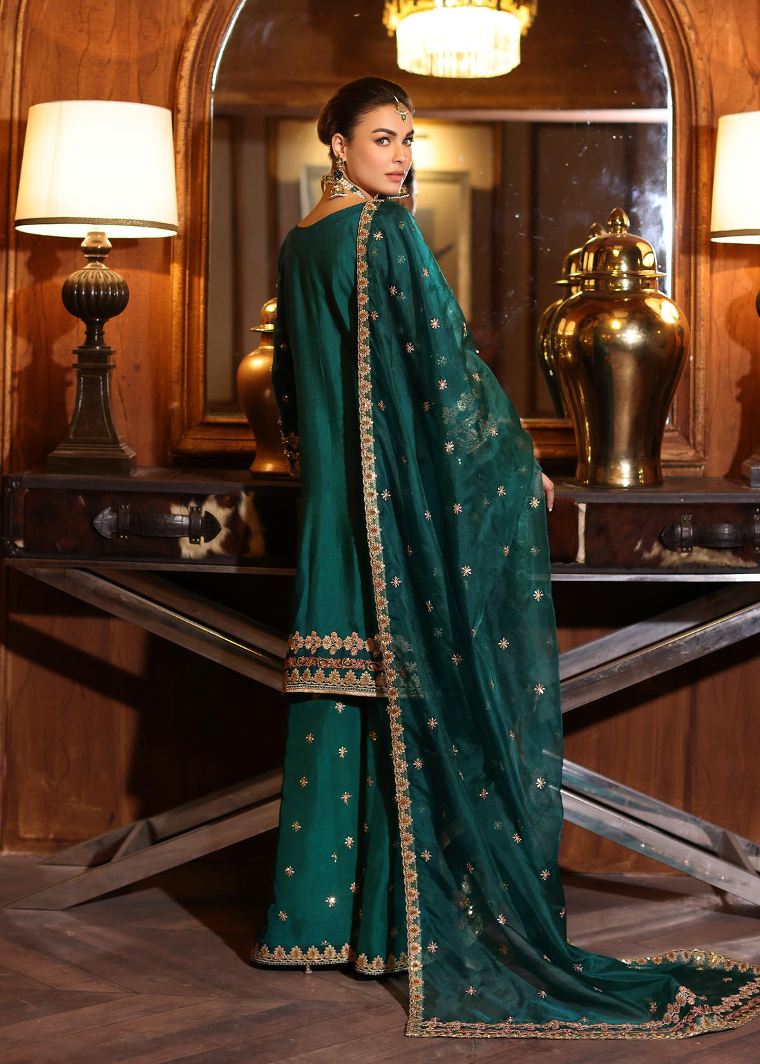 Waqas Shah | Meh-E-Nur | DAYLILLY - by - Libasekhas UK - Registered Vendor of : Waqas Shah - 100% Original Designer Dresss