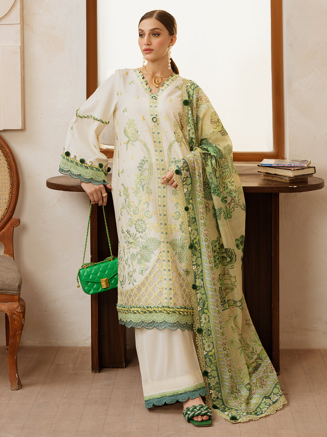 Mahnur | Florence Luxury Lawn 25 | MAHGUL - by - Libasekhas UK - Registered Vendor of : Mahnur - 100% Original Designer Dresss