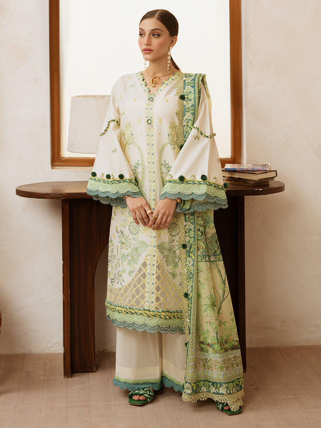 Mahnur | Florence Luxury Lawn 25 | MAHGUL - by - Libasekhas UK - Registered Vendor of : Mahnur - 100% Original Designer Dresss
