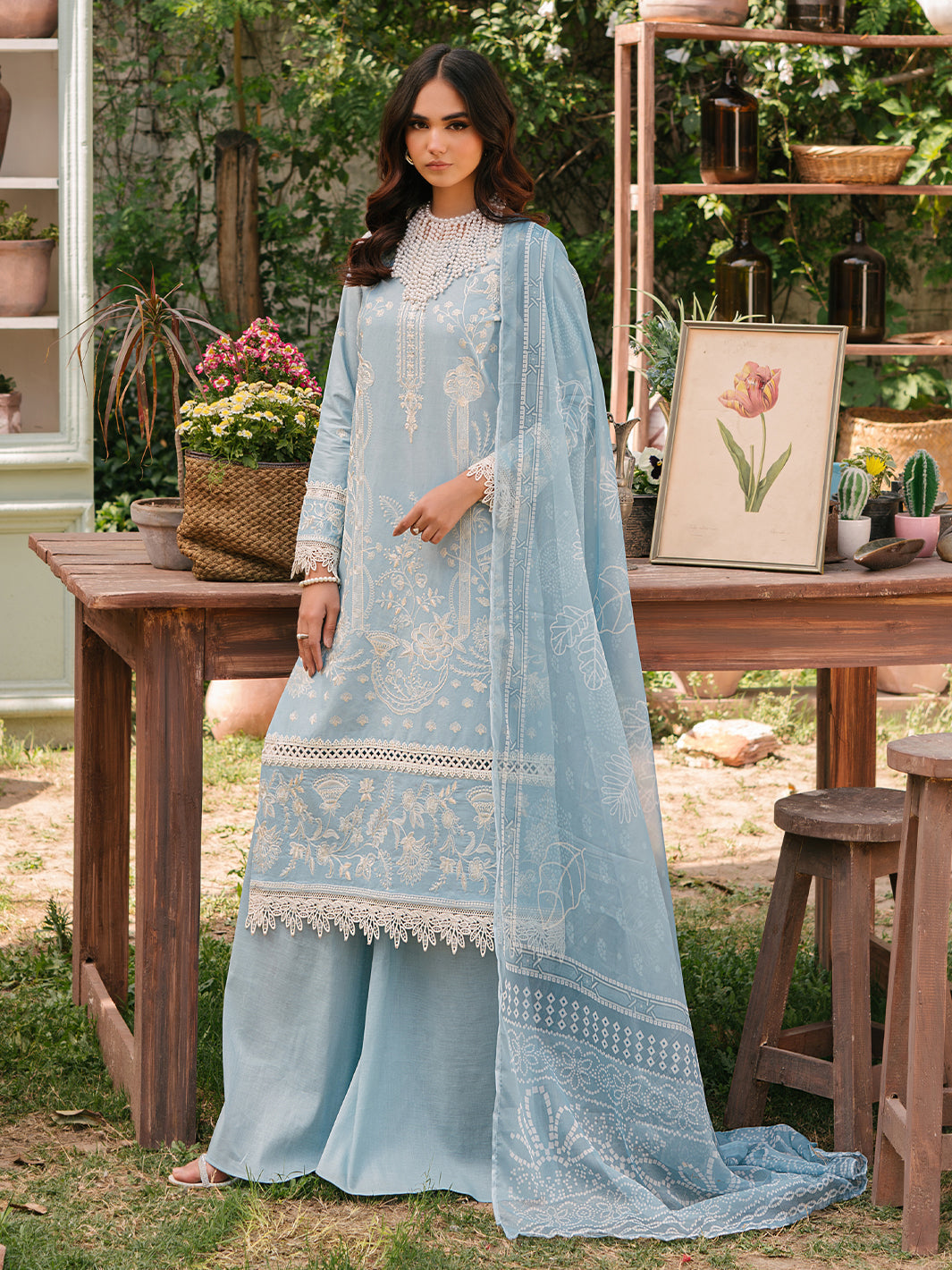 Mahnur | Masakali Luxury Lawn 24 | MK 02 - A - by - Libasekhas UK - Registered Vendor of : Mahnur - 100% Original Designer Dresss