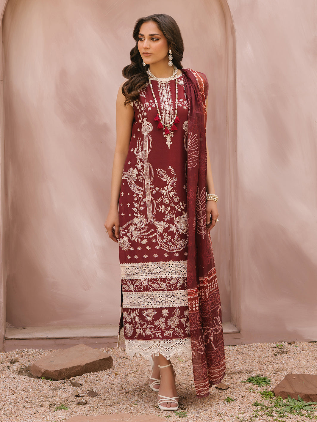 Mahnur | Masakali Luxury Lawn 24 | MK 02 - B - by - Libasekhas UK - Registered Vendor of : Mahnur - 100% Original Designer Dresss