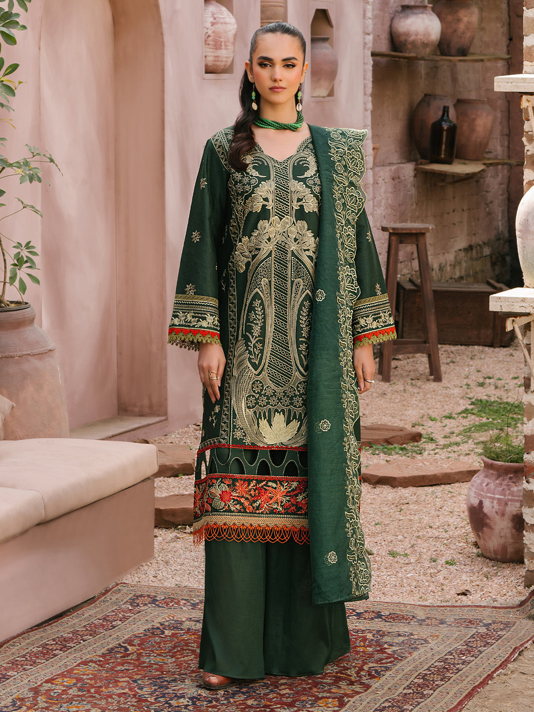 Mahnur | Masakali Luxury Lawn 24 | MK 04 - B - by - Libasekhas UK - Registered Vendor of : Mahnur - 100% Original Designer Dresss