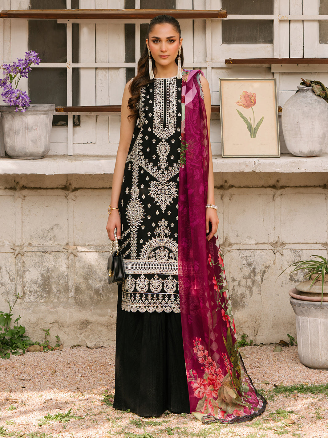 Mahnur | Masakali Luxury Lawn 24 | MK 05 - A - by - Libasekhas UK - Registered Vendor of : Mahnur - 100% Original Designer Dresss