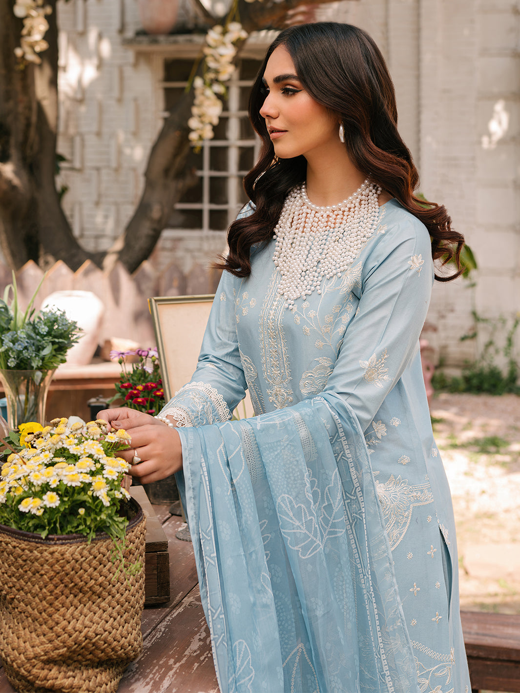 Mahnur | Masakali Luxury Lawn 24 | MK 02 - A - by - Libasekhas UK - Registered Vendor of : Mahnur - 100% Original Designer Dresss