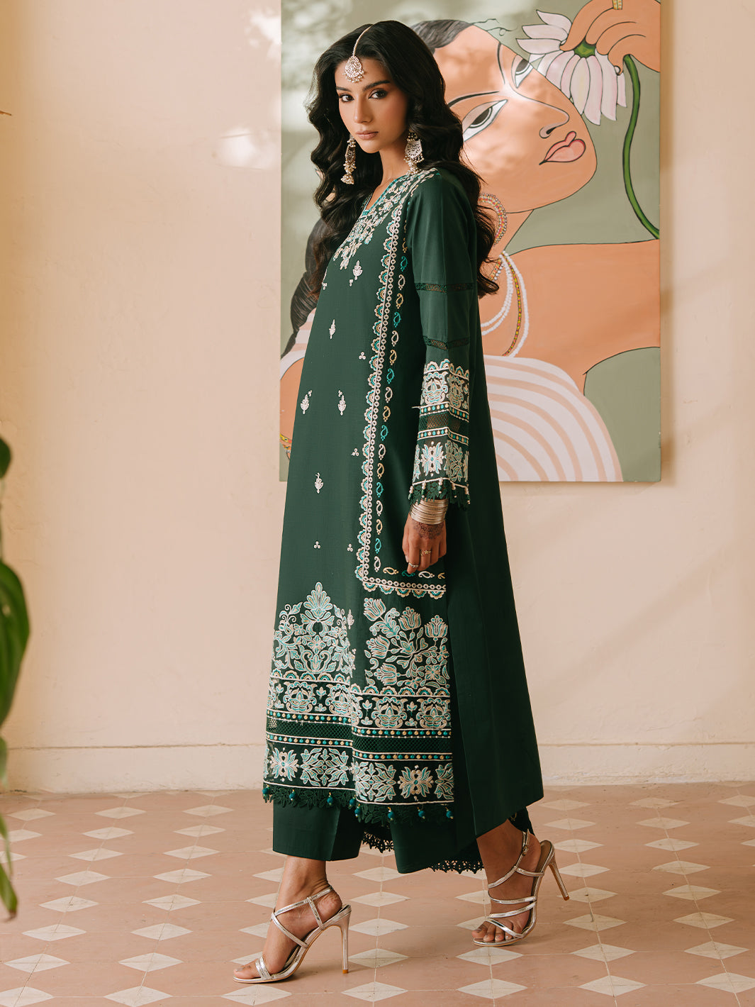 Mahnur | Shanaya Luxury Lawn 25 | Siyahgul - by - Libasekhas UK - Registered Vendor of : Mahnur - 100% Original Designer Dresss