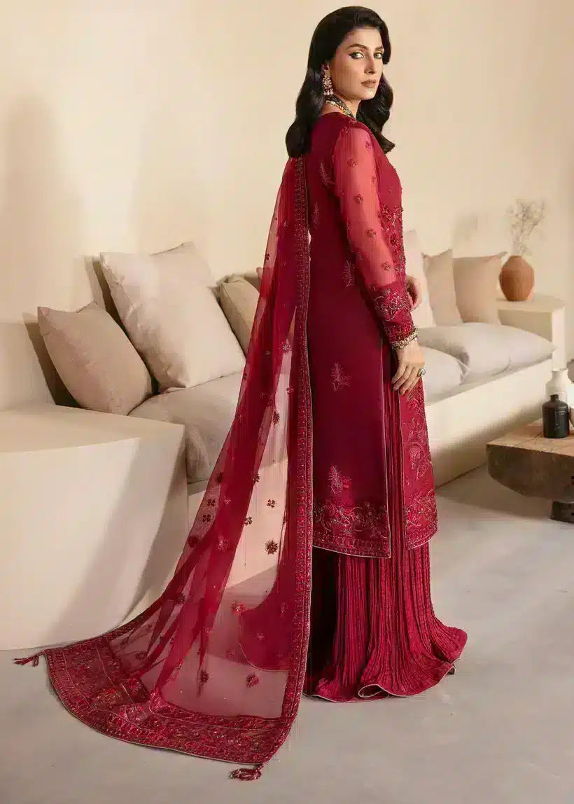 Mahum Asad | Lamhay Wedding Formals 23 | Laal - by - Libasekhas UK - Registered Vendor of : Mahum Asad - 100% Original Designer Dresss