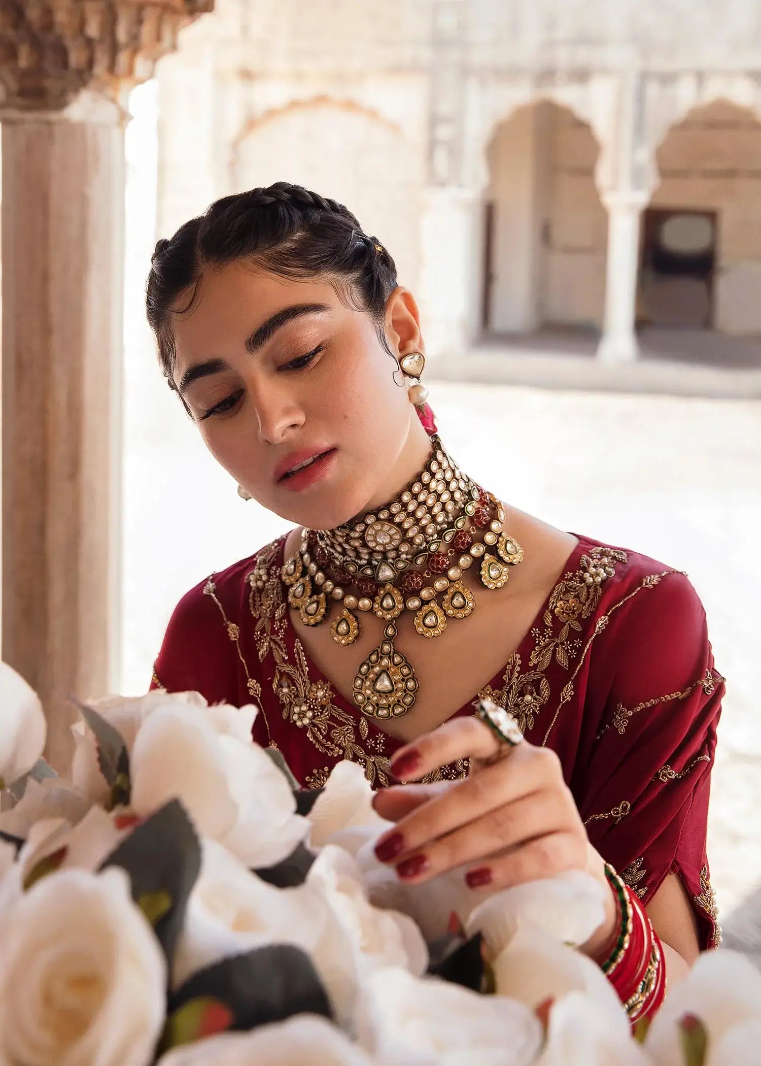 Mahum Asad | Gul Posh Luxury Formals 23 | Gulaal - by - Libasekhas UK - Registered Vendor of : Mahum Asad - 100% Original Designer Dresss