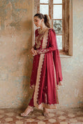 Azure | Embroidered Formals | Majestic Rouge - by - Libasekhas UK - Registered Vendor of : Azure - 100% Original Designer Dresss