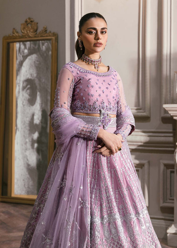 Waqas Shah | Malika - E - Elizabeth | ASTER - by - Libasekhas UK - Registered Vendor of : Waqas Shah - 100% Original Designer Dresss