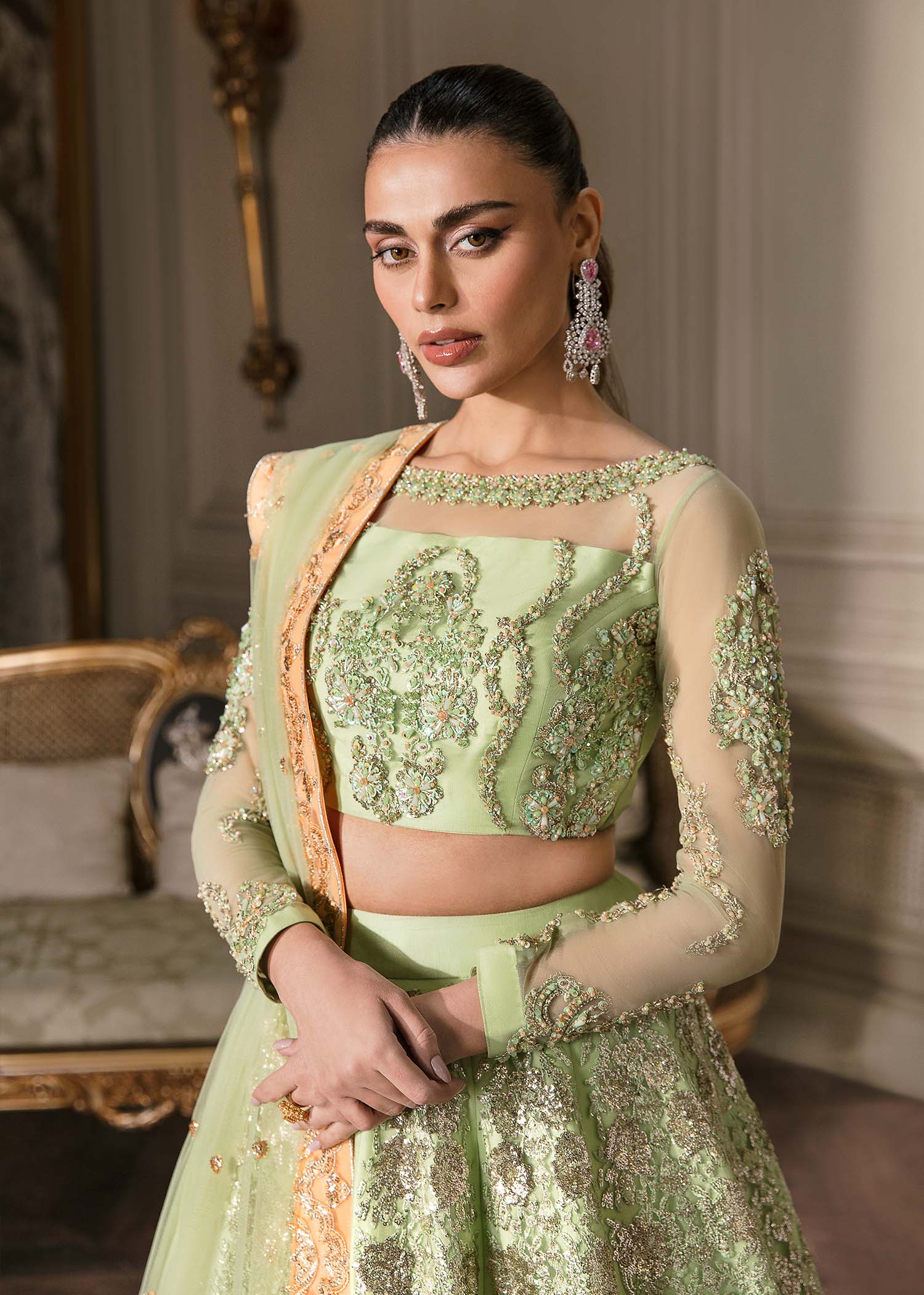 Waqas Shah | Malika - E - Elizabeth | DAISY - by - Libasekhas UK - Registered Vendor of : Waqas Shah - 100% Original Designer Dresss