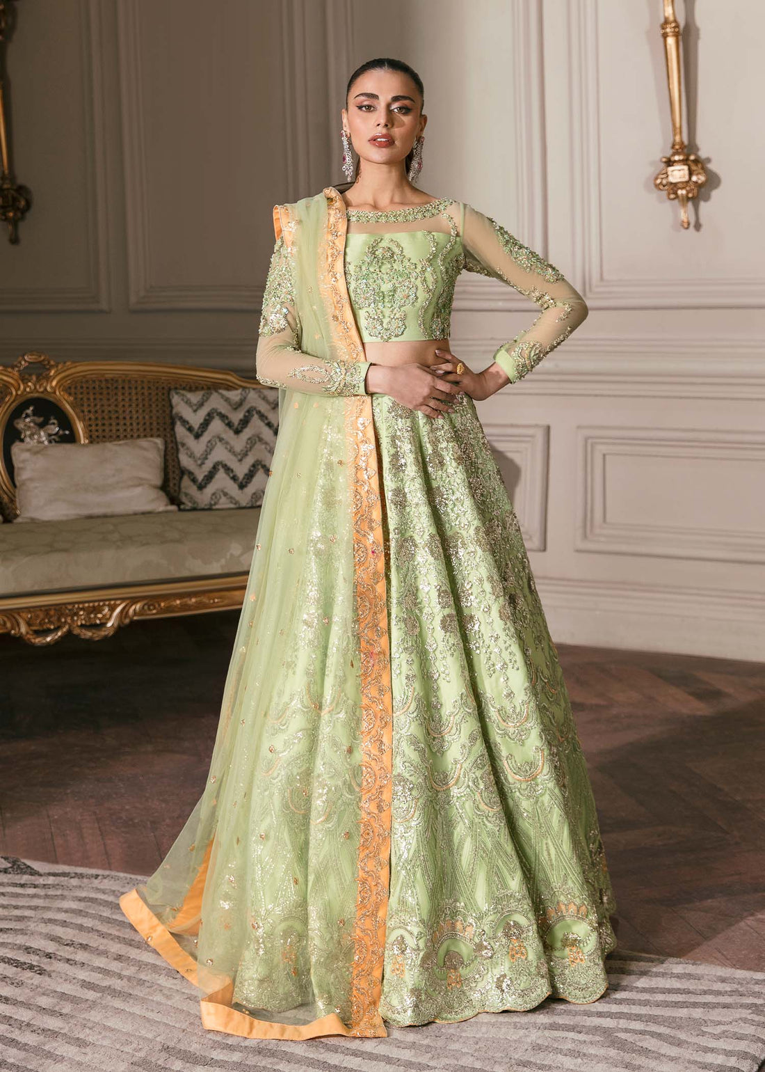Waqas Shah | Malika - E - Elizabeth | DAISY - by - Libasekhas UK - Registered Vendor of : Waqas Shah - 100% Original Designer Dresss