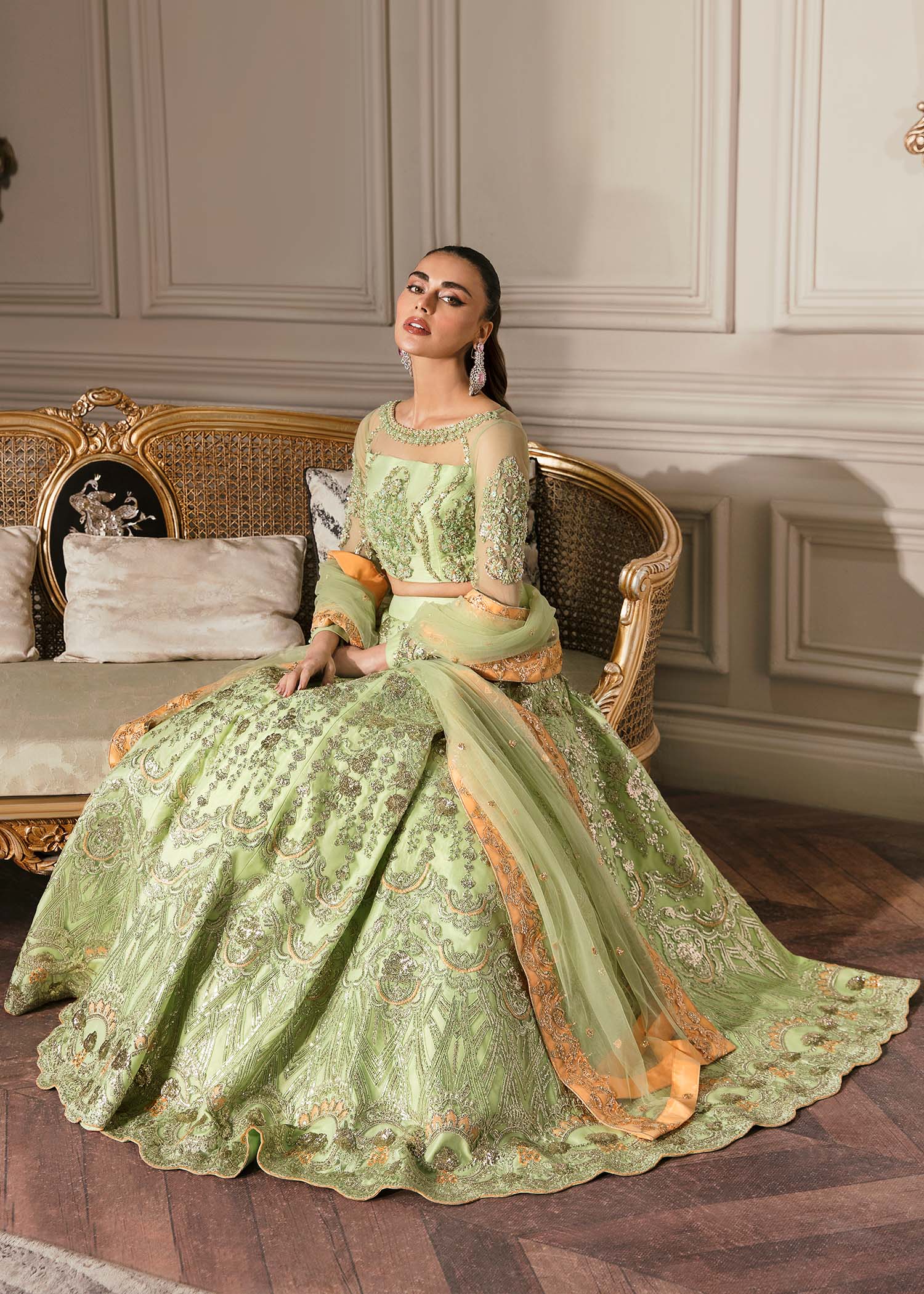 Waqas Shah | Malika - E - Elizabeth | DAISY - by - Libasekhas UK - Registered Vendor of : Waqas Shah - 100% Original Designer Dresss