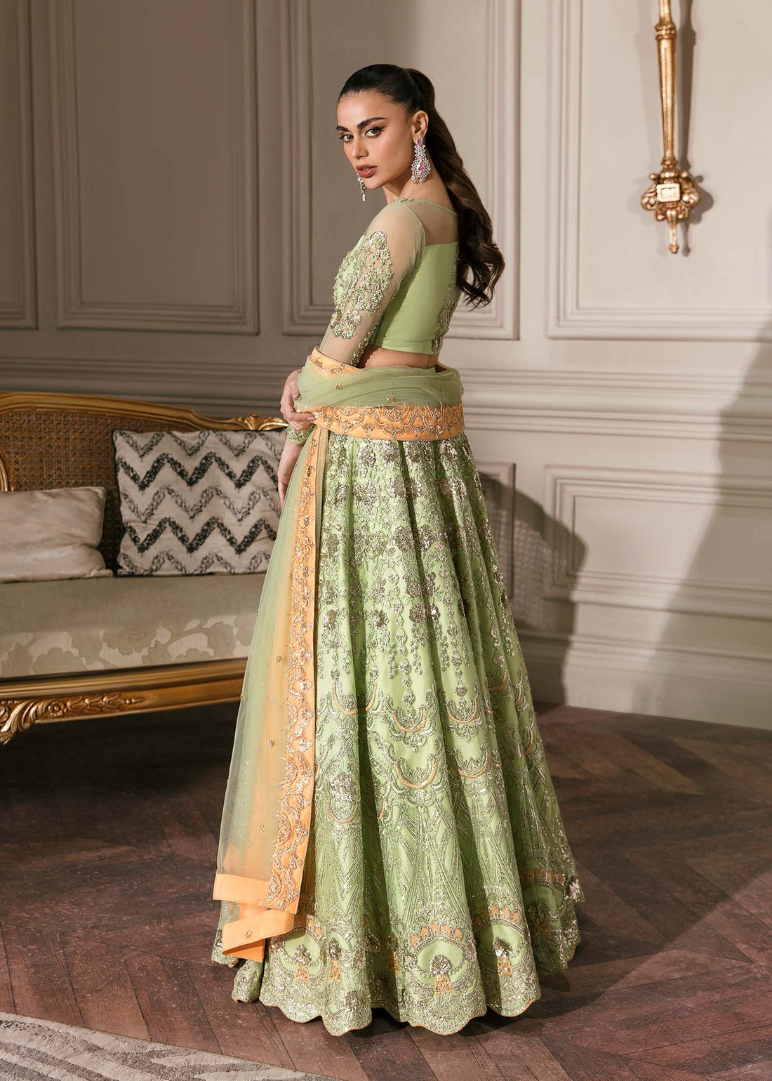 Waqas Shah | Malika - E - Elizabeth | DAISY - by - Libasekhas UK - Registered Vendor of : Waqas Shah - 100% Original Designer Dresss