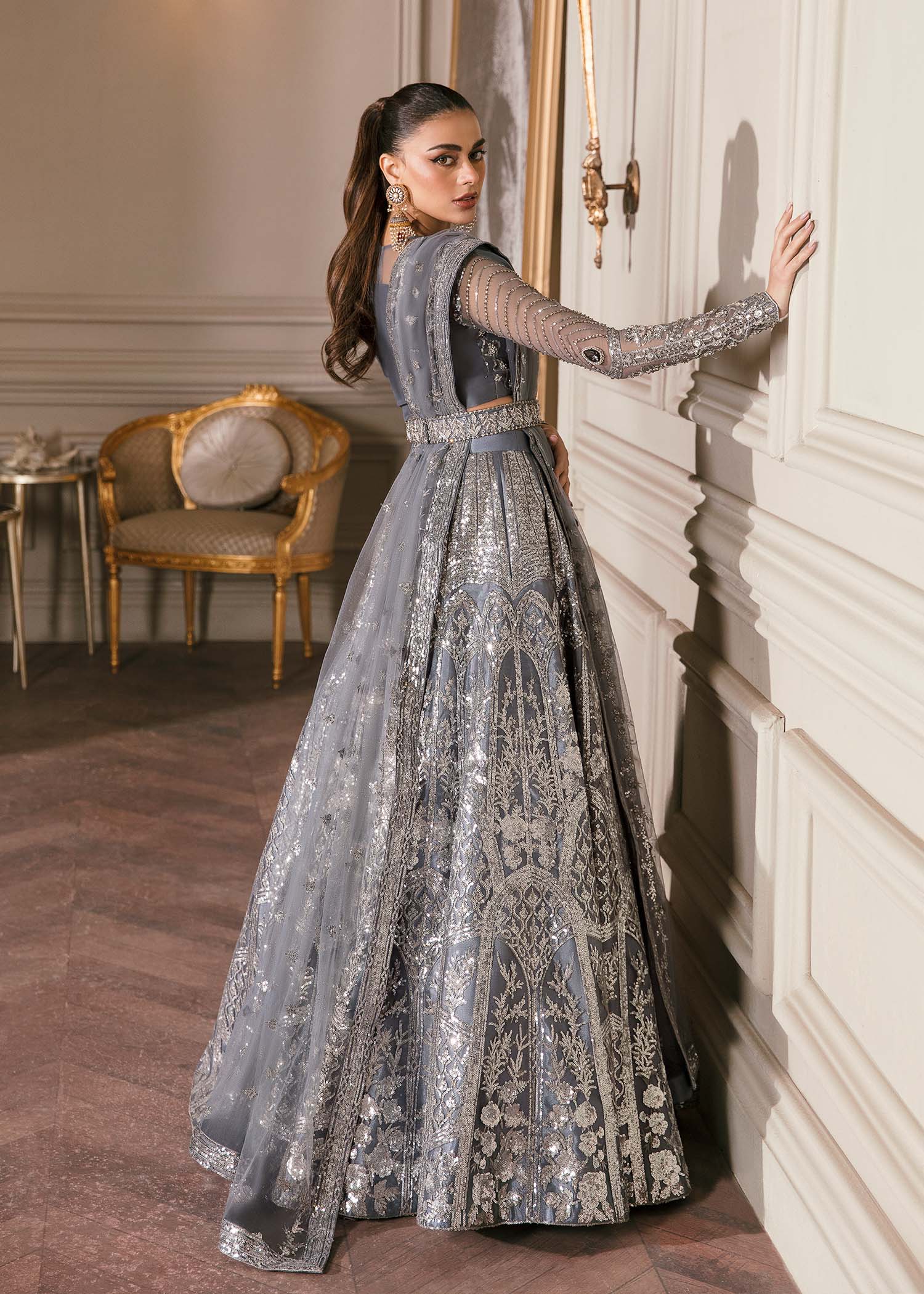 Waqas Shah | Malika - E - Elizabeth | FLORENTINA - by - Libasekhas UK - Registered Vendor of : Waqas Shah - 100% Original Designer Dresss