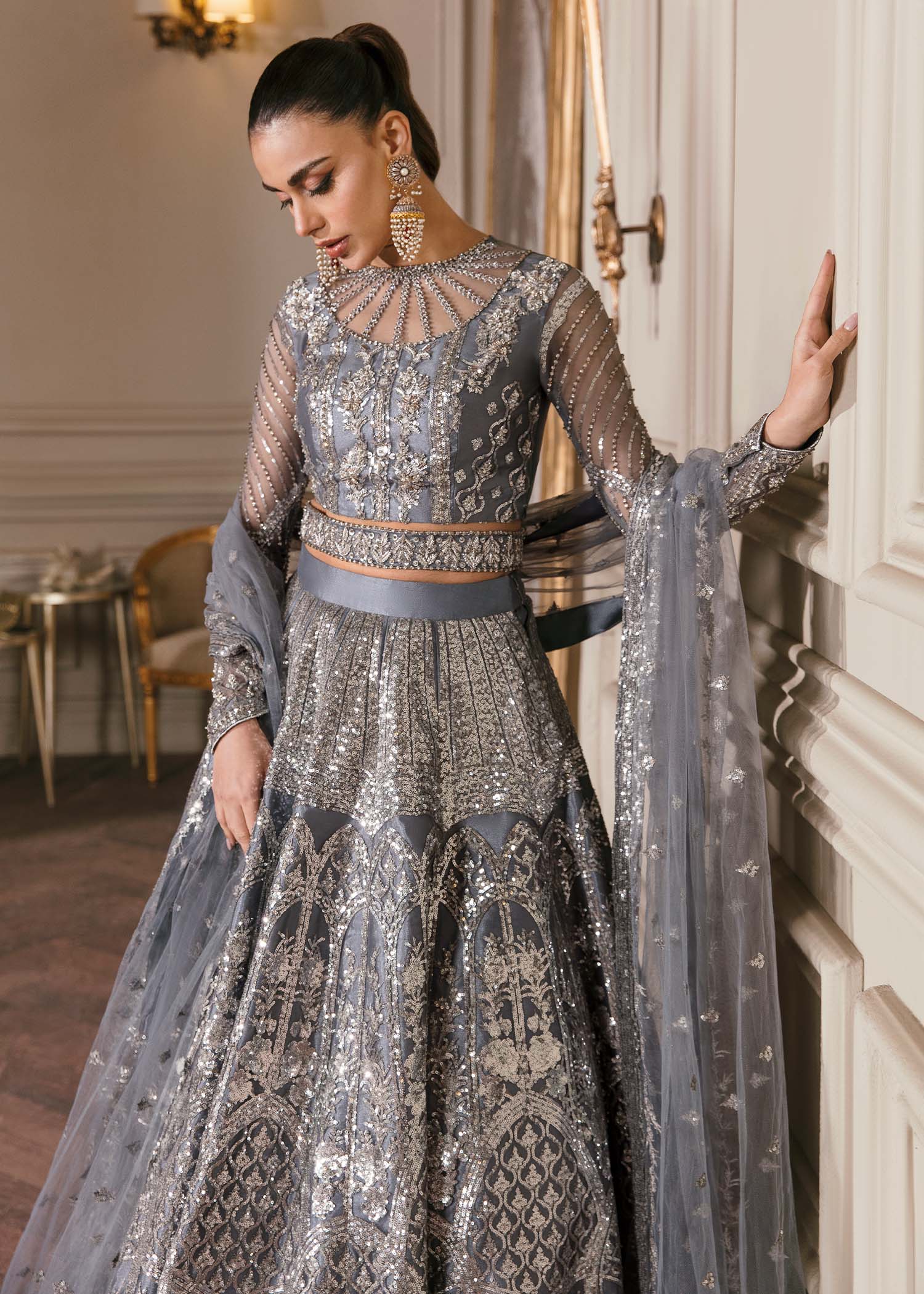 Waqas Shah | Malika - E - Elizabeth | FLORENTINA - by - Libasekhas UK - Registered Vendor of : Waqas Shah - 100% Original Designer Dresss