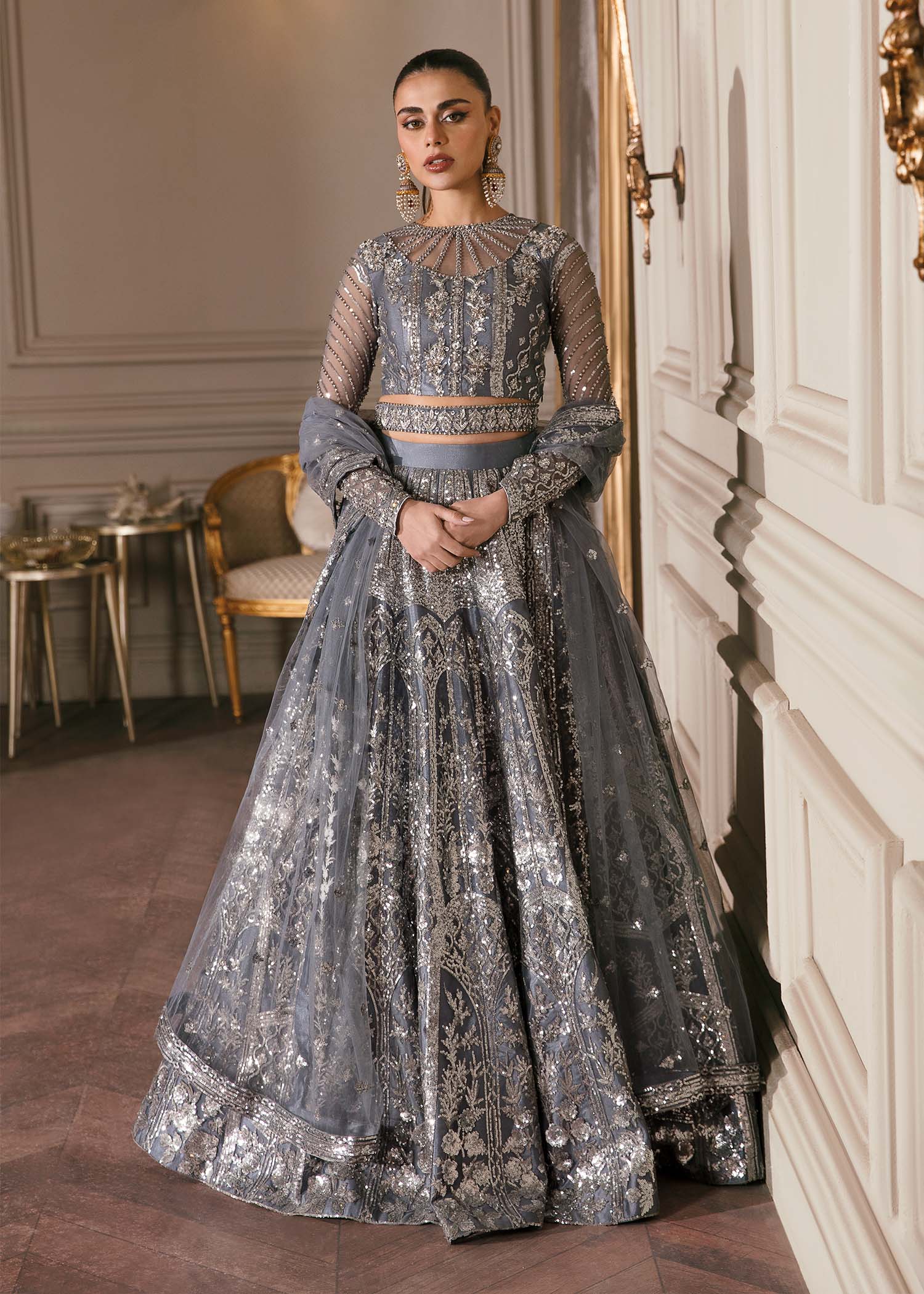 Waqas Shah | Malika - E - Elizabeth | FLORENTINA - by - Libasekhas UK - Registered Vendor of : Waqas Shah - 100% Original Designer Dresss