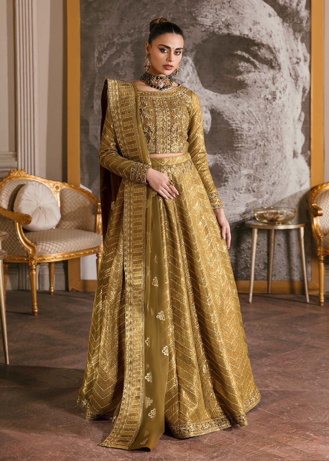 Waqas Shah | Malika - E - Elizabeth | ORCHID - by - Libasekhas UK - Registered Vendor of : Waqas Shah - 100% Original Designer Dresss