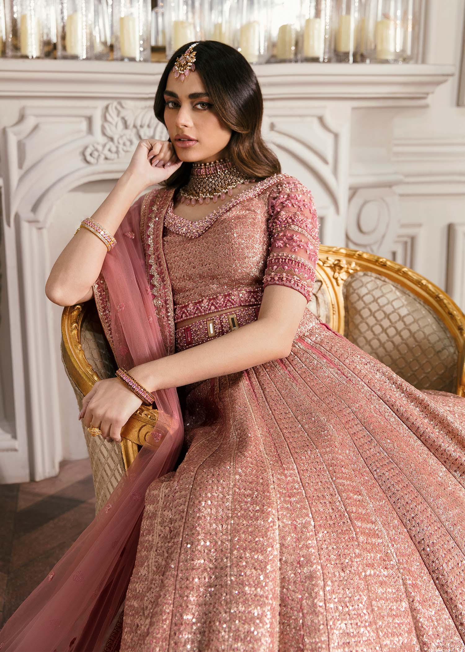 Waqas Shah | Malika - E - Elizabeth | PRIMROSE - by - Libasekhas UK - Registered Vendor of : Waqas Shah - 100% Original Designer Dresss