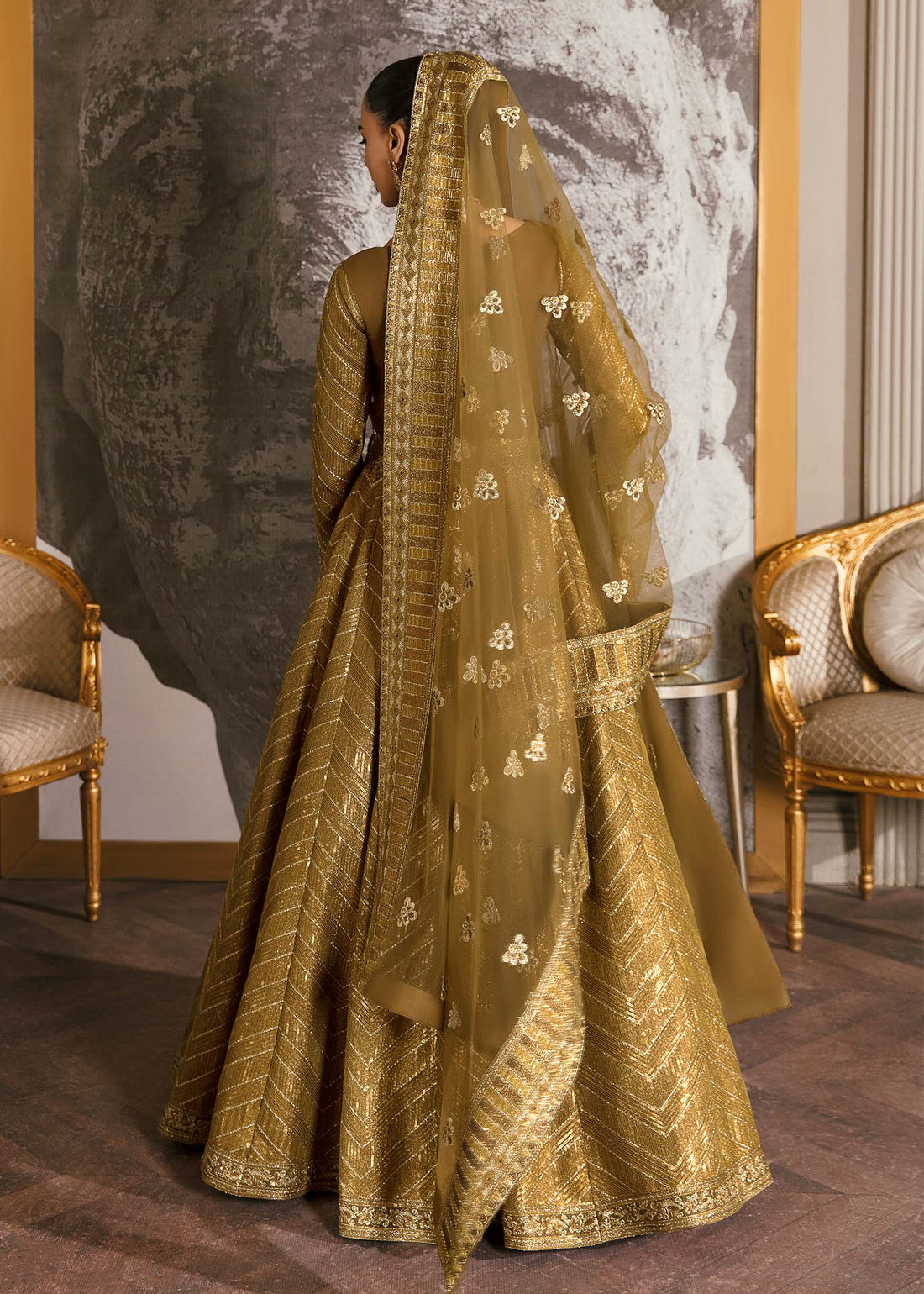 Waqas Shah | Malika - E - Elizabeth | ORCHID - by - Libasekhas UK - Registered Vendor of : Waqas Shah - 100% Original Designer Dresss