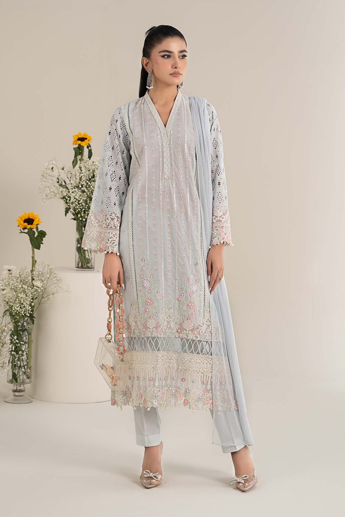 Maria B | Formal Wears | DW-EF25-07 - by - Libasekhas UK - Registered Vendor of : Maria B - 100% Original Designer Dresss