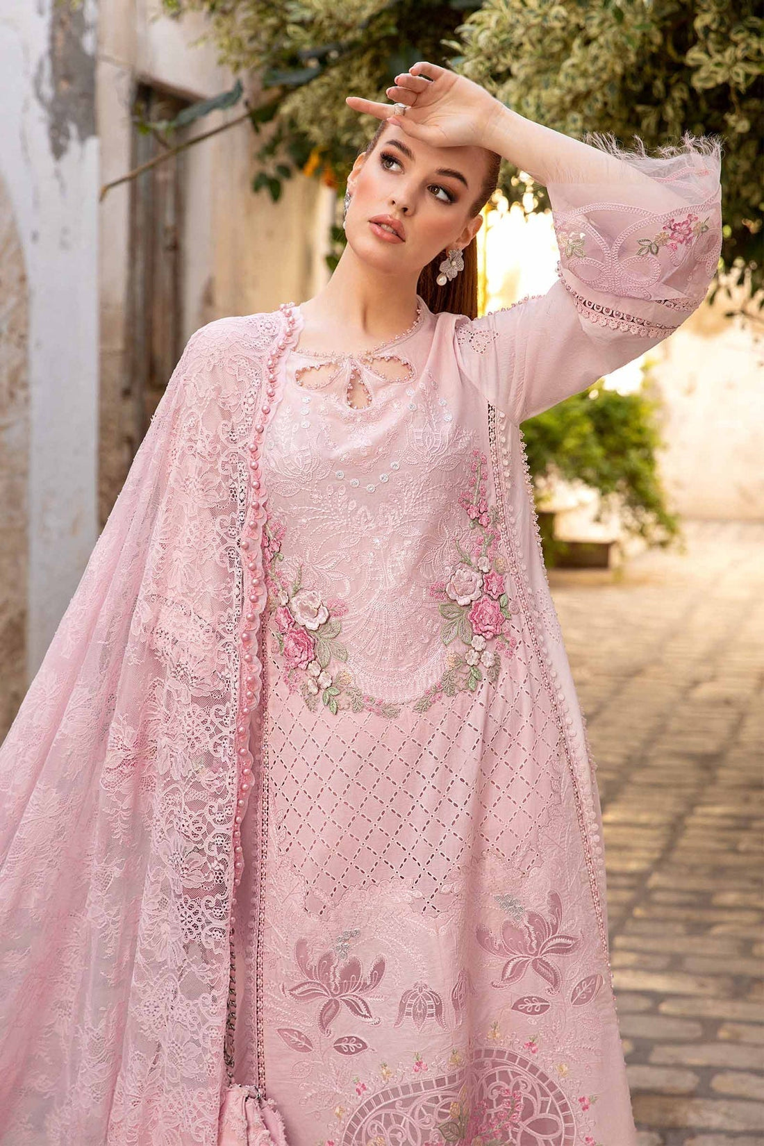 Maria B | Voyage a' Luxe Lawn | D-2411-A - by - Libasekhas UK - Registered Vendor of : Maria B - 100% Original Designer Dresss