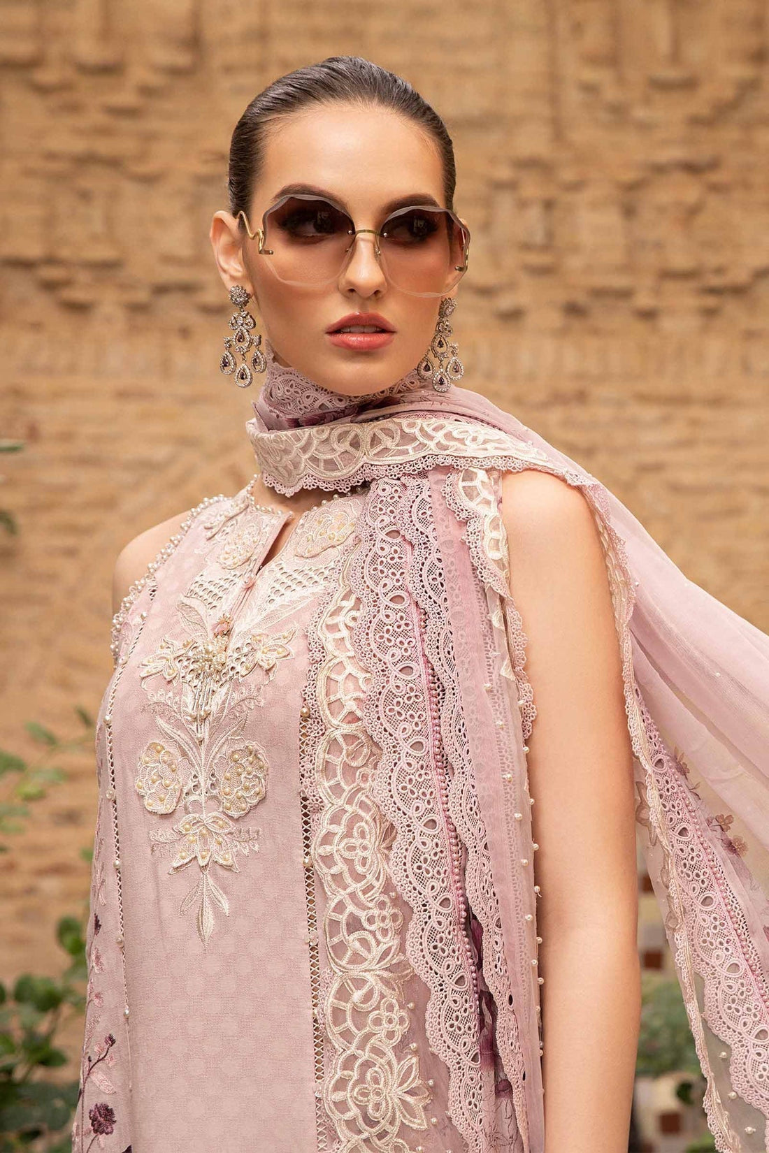 Maria B | Voyage a' Luxe Lawn | D-2414-A - by - Libasekhas UK - Registered Vendor of : Maria B - 100% Original Designer Dresss