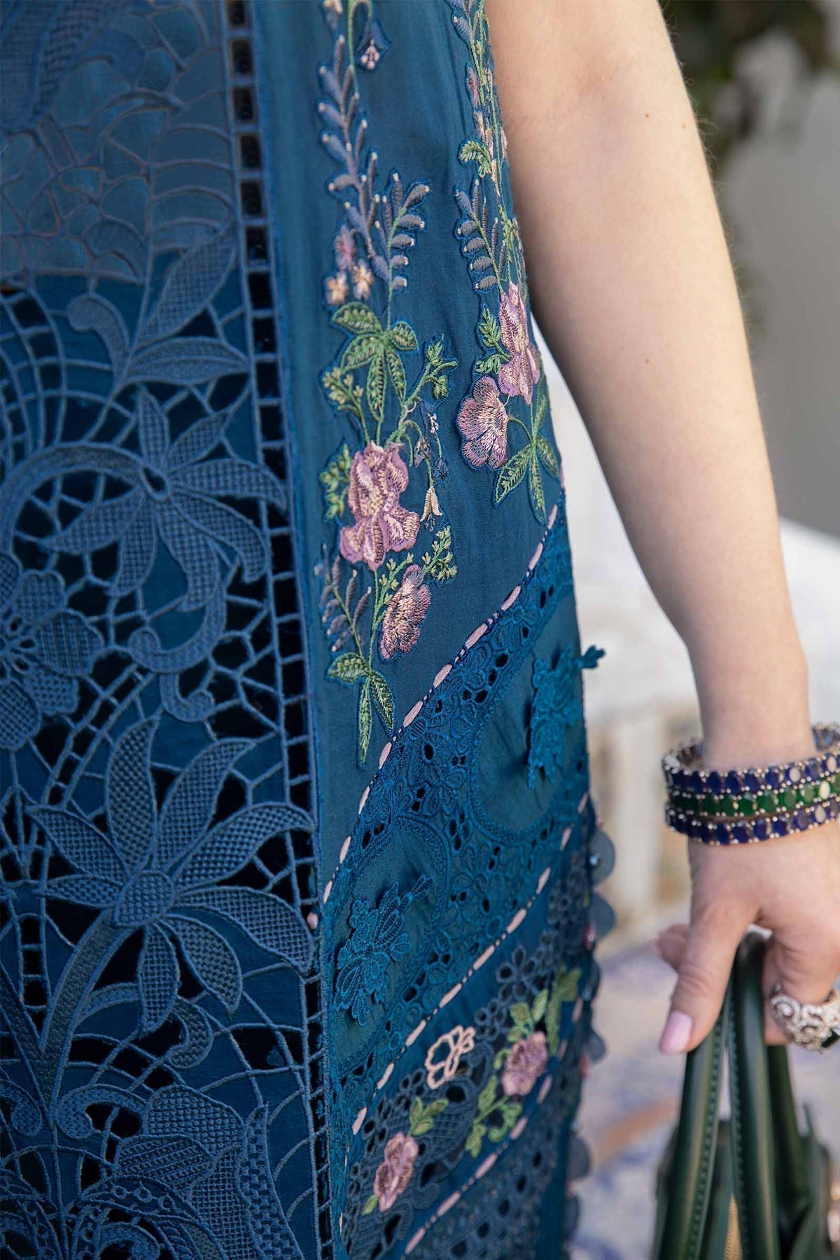 Maria B | Voyage a' Luxe Lawn | D-2415-A - by - Libasekhas UK - Registered Vendor of : Maria B - 100% Original Designer Dresss
