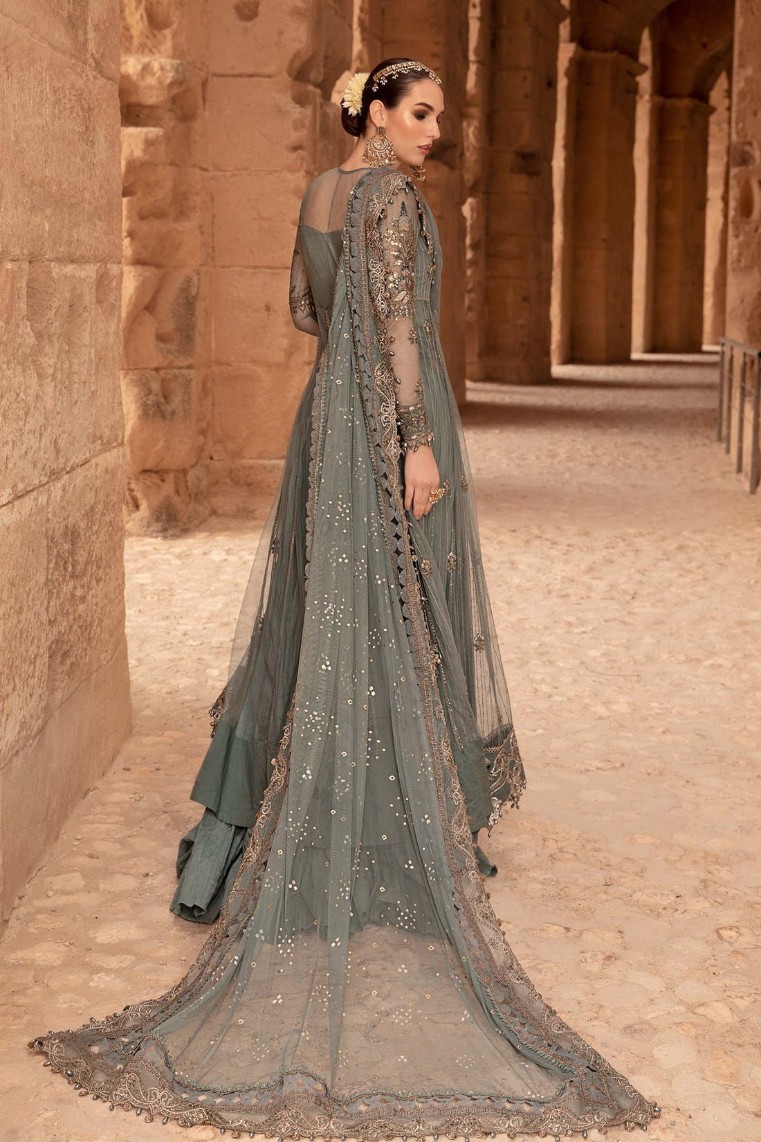 Maria B | Voyage a' Luxe Lawn | D-2403-A - by - Libasekhas UK - Registered Vendor of : Maria B - 100% Original Designer Dresss