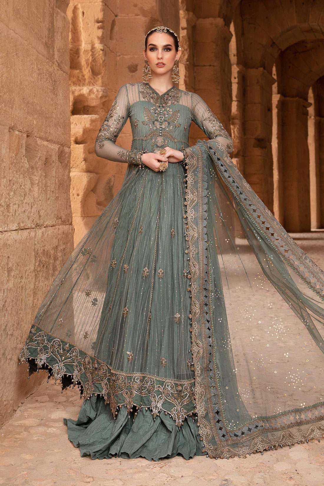 Maria B | Voyage a' Luxe Lawn | D-2403-A - by - Libasekhas UK - Registered Vendor of : Maria B - 100% Original Designer Dresss