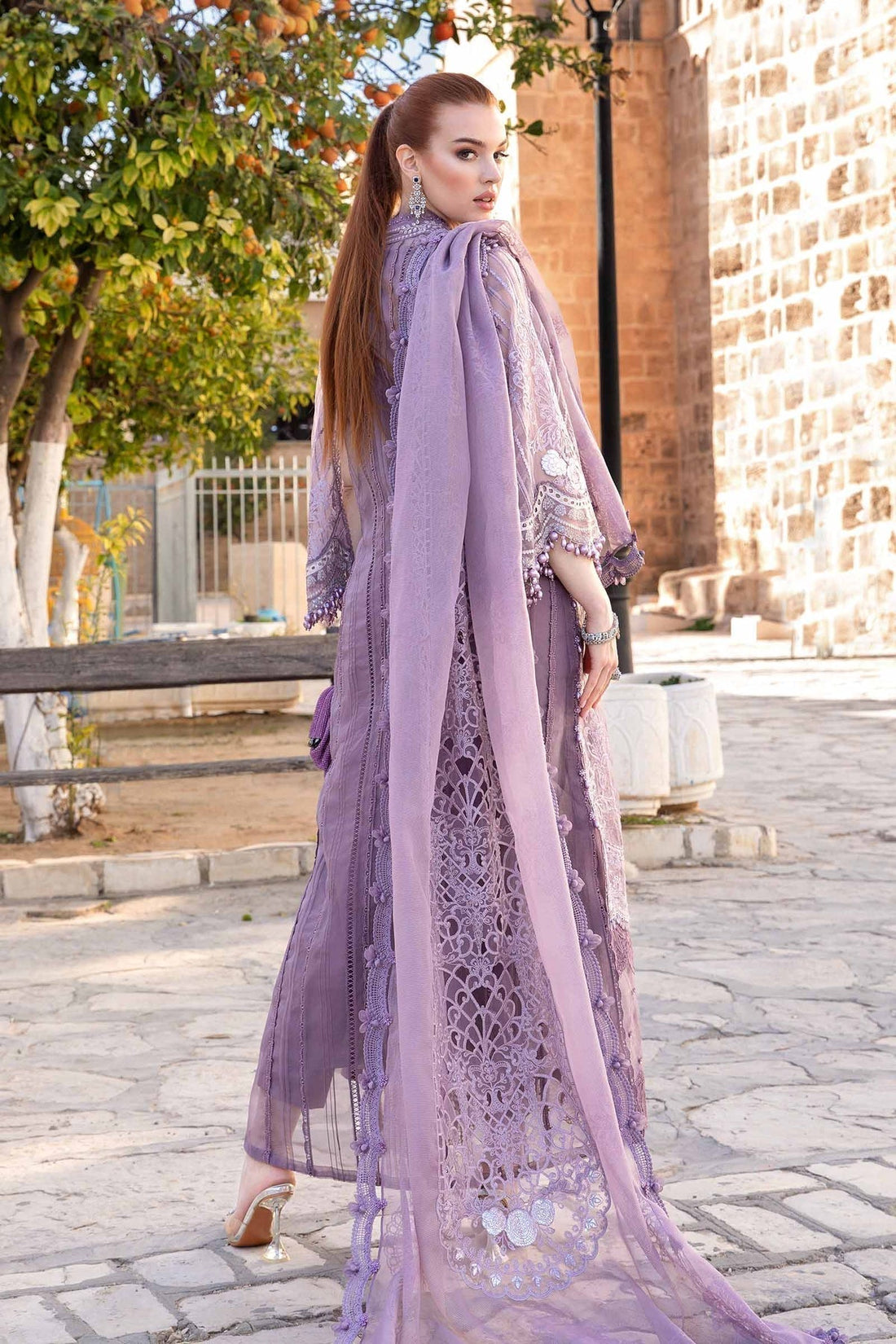 Maria B | Voyage a' Luxe Lawn | D-2401-A - by - Libasekhas UK - Registered Vendor of : Maria B - 100% Original Designer Dresss