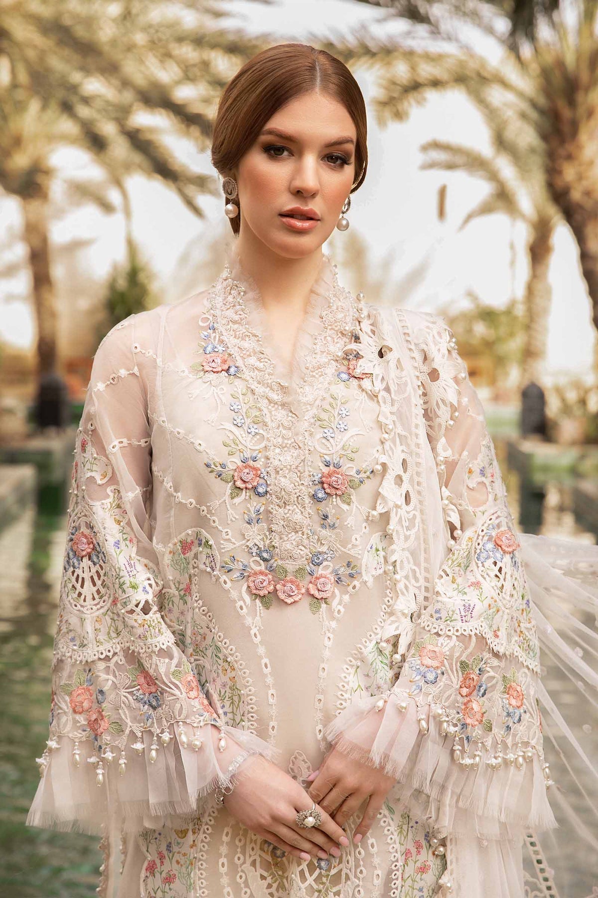 Maria B | Voyage a' Luxe Lawn | D-2405-A - by - Libasekhas UK - Registered Vendor of : Maria B - 100% Original Designer Dresss
