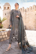 Maria B | Voyage a' Luxe Lawn | D-2407-B - by - Libasekhas UK - Registered Vendor of : Maria B - 100% Original Designer Dresss