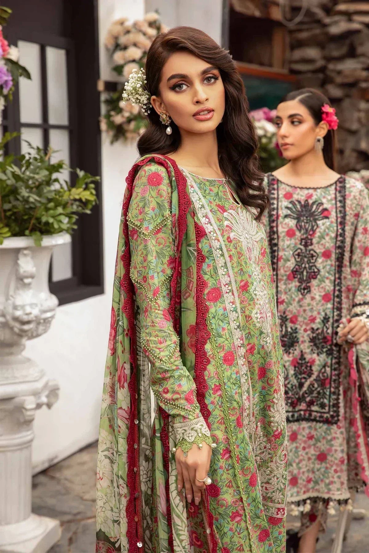 Maria B | M Prints Spring 24 | MPT-2113-B - by - Libasekhas UK - Registered Vendor of : Maria B - 100% Original Designer Dresss