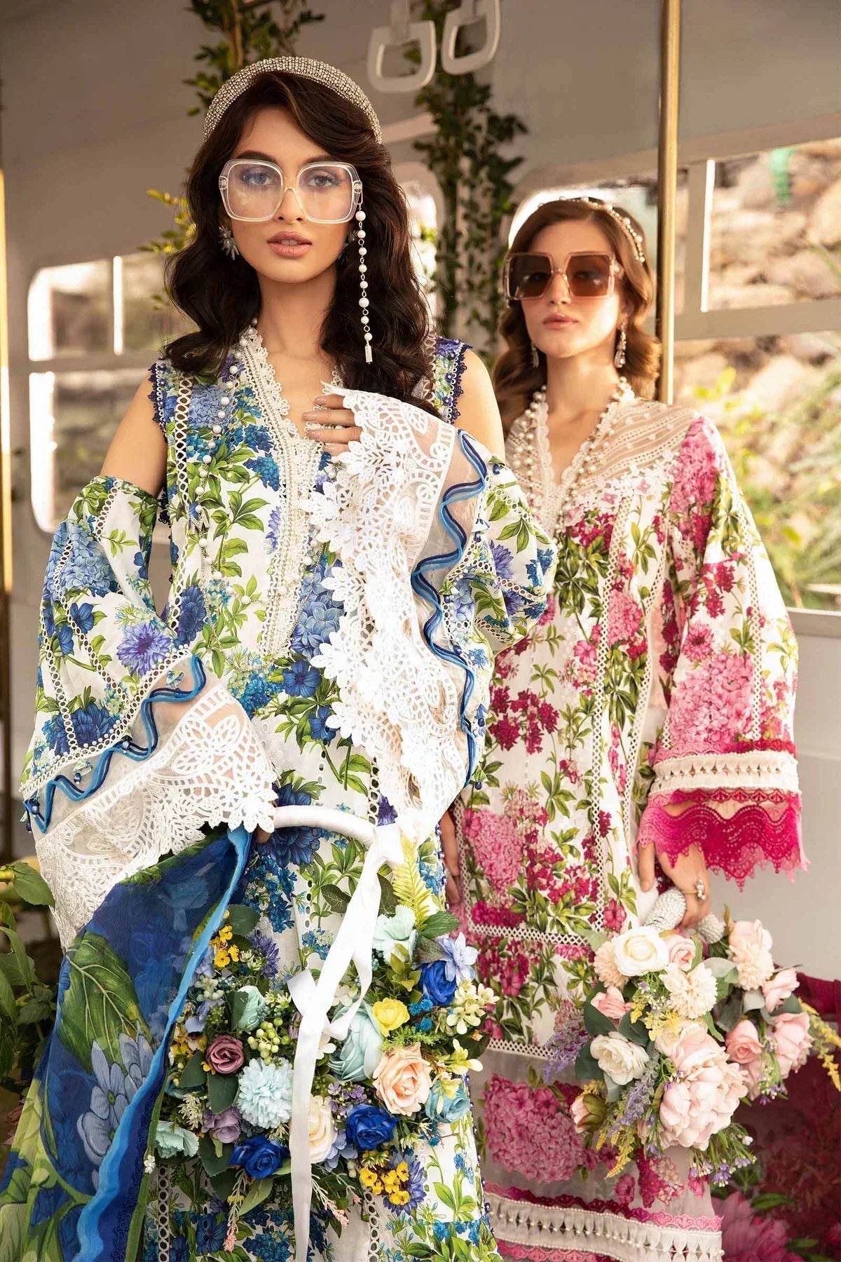 Maria B | M Prints Spring 24 | MPT-2102-B - by - Libasekhas UK - Registered Vendor of : Maria B - 100% Original Designer Dresss