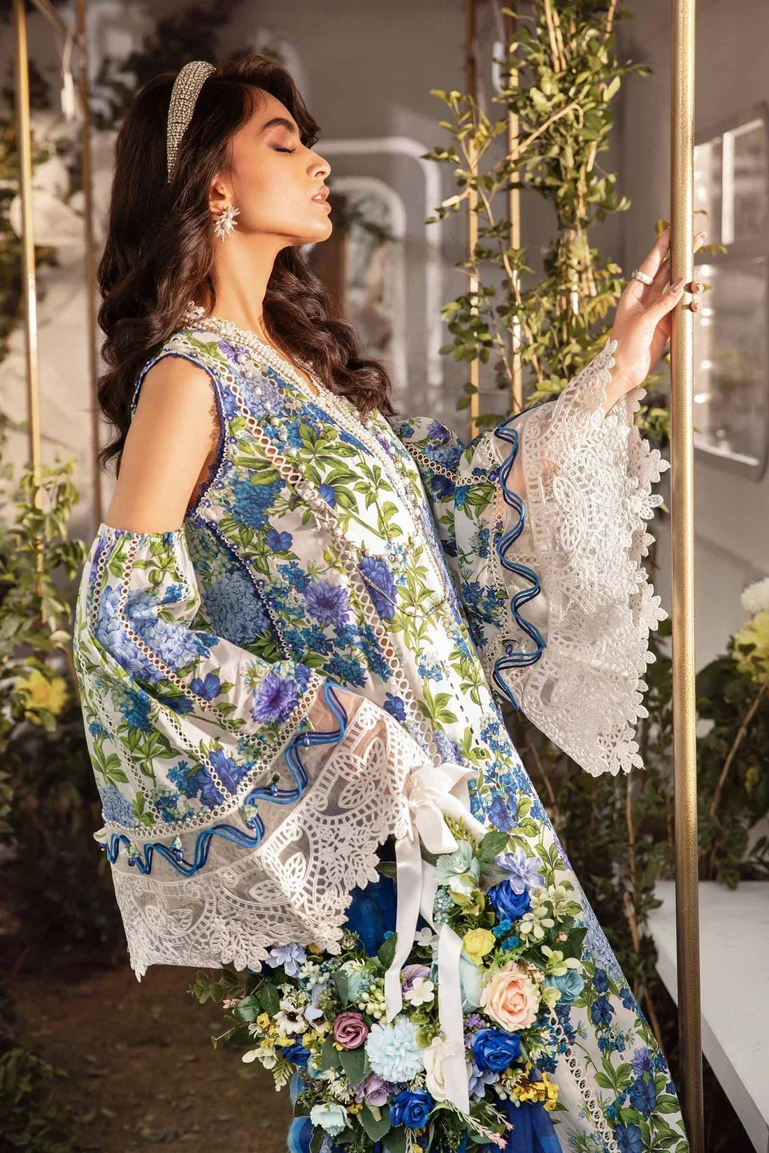 Maria B | M Prints Spring 24 | MPT-2102-B - by - Libasekhas UK - Registered Vendor of : Maria B - 100% Original Designer Dresss