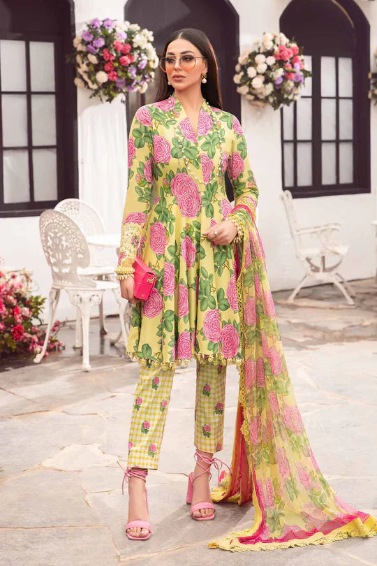 Maria B | M Prints Spring 24 | MPT-2103-A - by - Libasekhas UK - Registered Vendor of : Maria B - 100% Original Designer Dresss