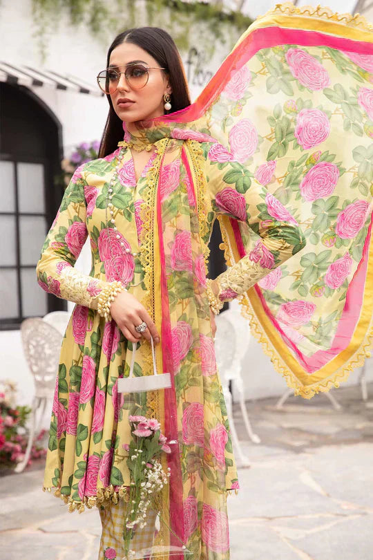Maria B | M Prints Spring 24 | MPT-2103-A - by - Libasekhas UK - Registered Vendor of : Maria B - 100% Original Designer Dresss