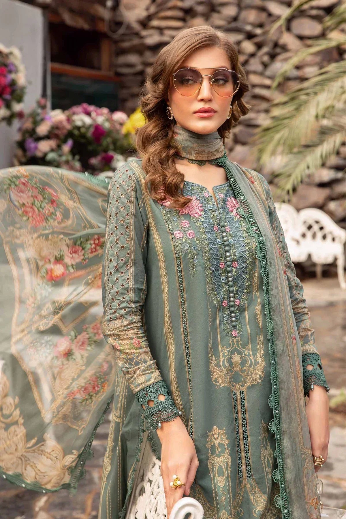 Maria B | M Prints Spring 24 | MPT-2104-B - by - Libasekhas UK - Registered Vendor of : Maria B - 100% Original Designer Dresss