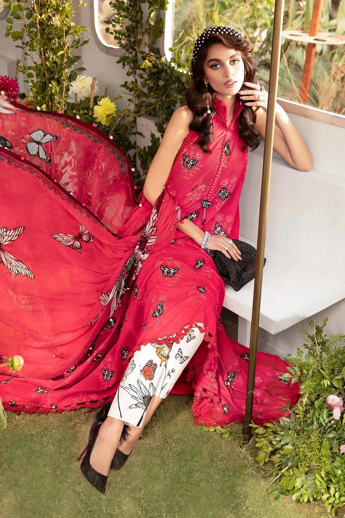 Maria B | M Prints Spring 24 | MPT-2105-A - by - Libasekhas UK - Registered Vendor of : Maria B - 100% Original Designer Dresss