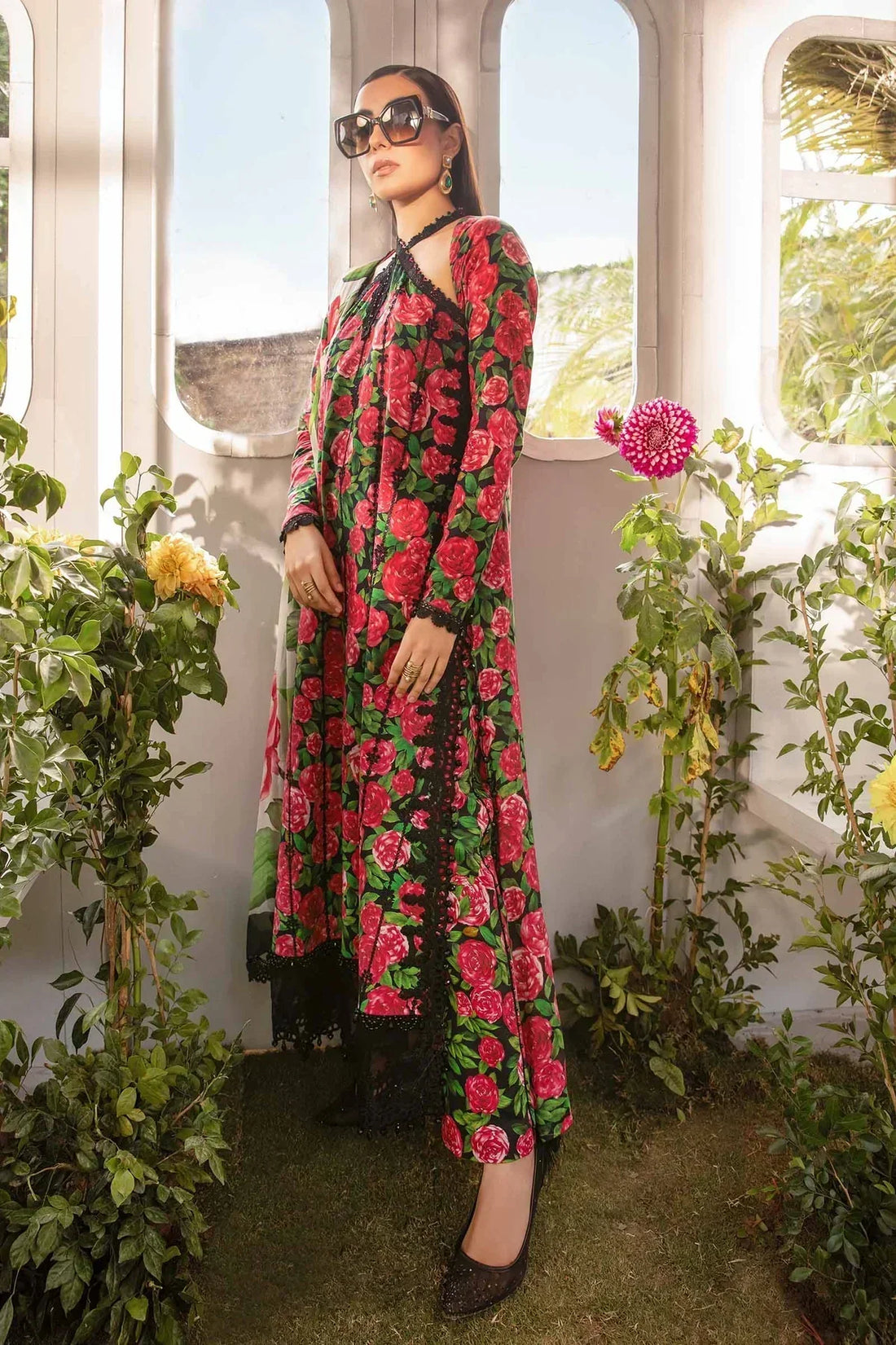 Maria B | M Prints Spring 24 | MPT-2106-B - by - Libasekhas UK - Registered Vendor of : Maria B - 100% Original Designer Dresss