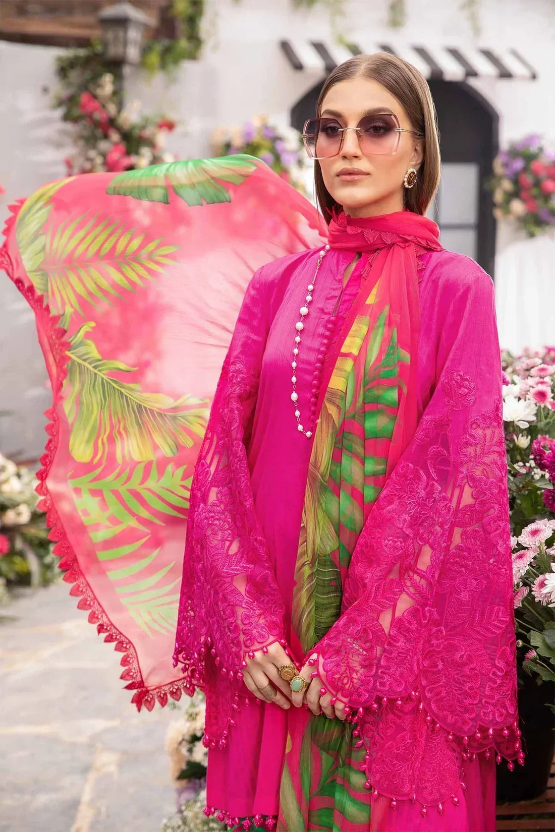Maria B | M Prints Spring 24 | MPT-2101-B - by - Libasekhas UK - Registered Vendor of : Maria B - 100% Original Designer Dresss