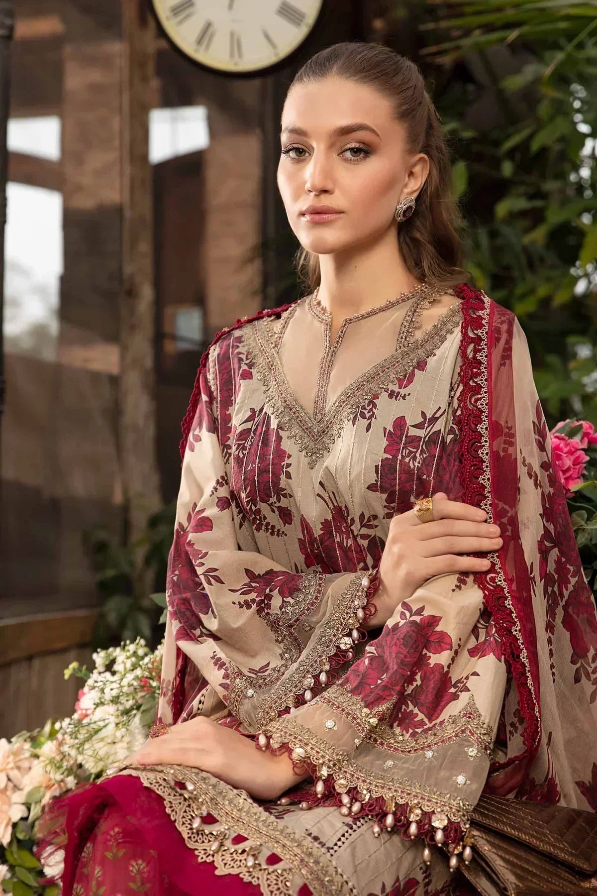 Maria B | M Prints Spring 24 | MPT-2110-A - by - Libasekhas UK - Registered Vendor of : Maria B - 100% Original Designer Dresss