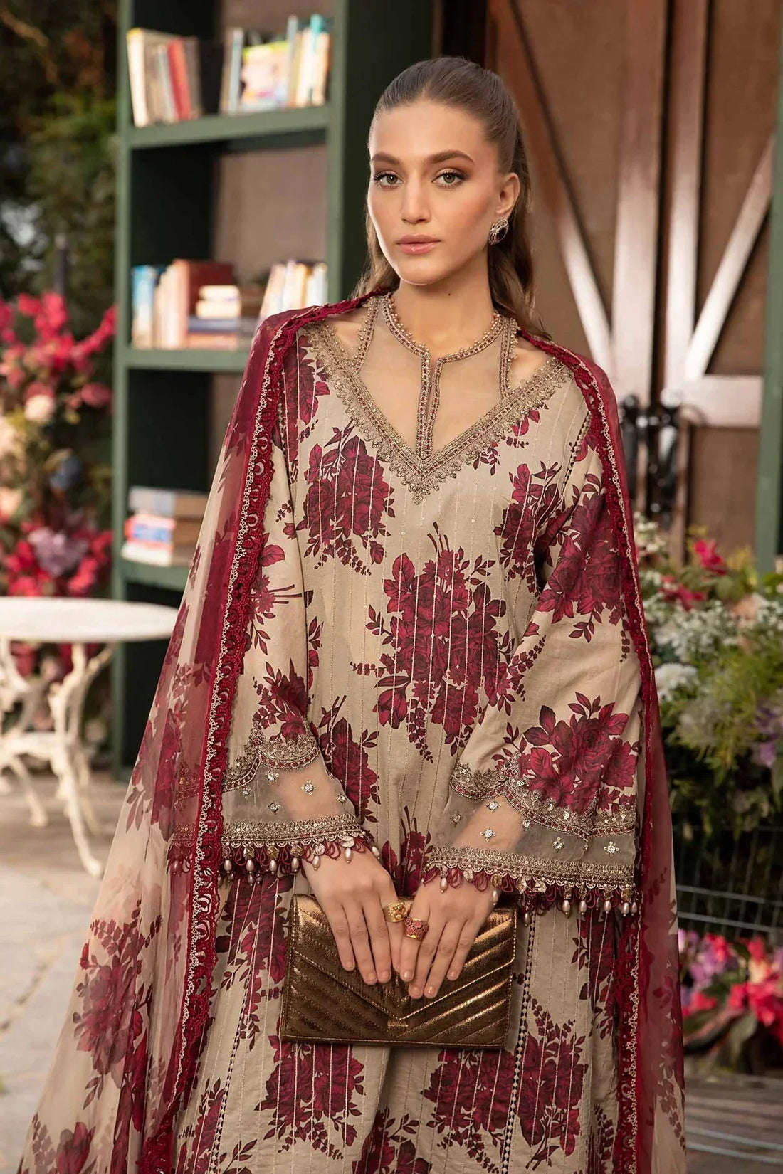 Maria B | M Prints Spring 24 | MPT-2110-A - by - Libasekhas UK - Registered Vendor of : Maria B - 100% Original Designer Dresss
