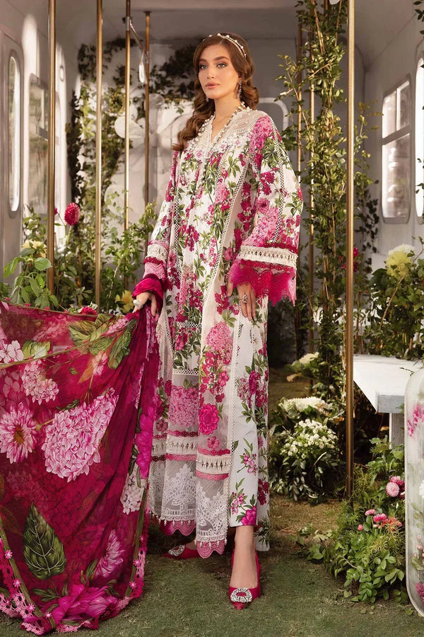 Maria B | M Prints Spring 24 | MPT-2102-A - by - Libasekhas UK - Registered Vendor of : Maria B - 100% Original Designer Dresss